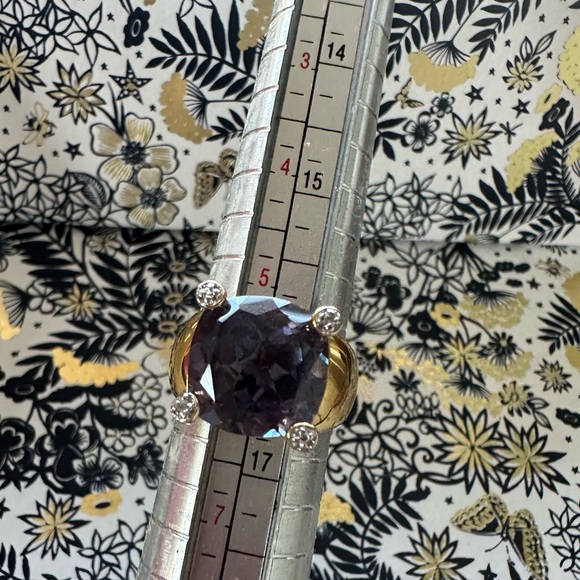 Vintage Alexandrite cocktail ring - Picture 6 of 11